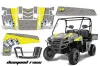 Polaris Ranger XP 500 / 700 4x4 EFI Graphic Kit - 2009 Diamond Race Yellow