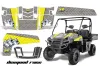 Polaris Ranger XP 500 / 800 / 900D 4x4 EFI Graphic Kit - 2010-2014 Diamond Race Yellow