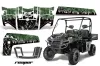 Polaris Ranger XP 500 / 800 / 900D 4x4 EFI Graphic Kit - 2010-2014 Reaper Green