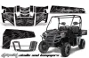 Polaris Ranger XP 500 / 800 / 900D 4x4 EFI Graphic Kit - 2010-2014 Skulls N Hammers Silver