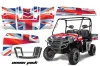 Polaris Ranger XP 500 / 800 / 900D 4x4 EFI Graphic Kit - 2010-2014 Union Jack Union Jack