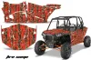 Polaris RZR 1000 XP 4 Door Graphic Kit - 2013-2018 Fire Camo Camo