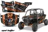 Polaris RZR 1000 XP 4 Door Graphic Kit - 2013-2018 Mad Hatter Orange