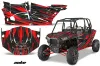 Polaris RZR 1000 XP 4 Door Graphic Kit - 2013-2018 Nuke Red