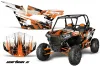Polaris RZR 1000 XP 2 Door Graphic Kit - 2013-2018 Carbon X Orange
