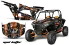 Polaris RZR 1000 XP 2 Door Graphic Kit - 2013-2018 Mad Hatter Orange