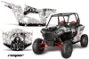 Polaris RZR 1000 XP 2 Door Graphic Kit - 2013-2018 Reaper White