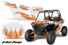 Polaris RZR 1000 XP 2 Door Graphic Kit - 2013-2018 Tribal Flame Orange