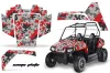 Polaris RZR 170 Graphic Kit - All Years Camoplate Red