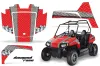 Polaris RZR 170 Graphic Kit - All Years Diamond Race Red