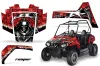 Polaris RZR 170 Graphic Kit - All Years Reaper Red