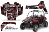 Polaris RZR 170 Graphic Kit - All Years Silverhaze Red