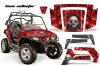 Polaris RZR 800 / 800S Graphic Kit - 2006-2010 Bone Collector Red