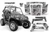 Polaris RZR 800 / 800S Graphic Kit - 2006-2010 Camoplate Silver