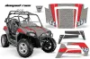 Polaris RZR 800 / 800S Graphic Kit - 2006-2010 Diamond Race Silver