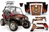 Polaris RZR 800 / 800S Graphic Kit - 2006-2010 Ed Hardy - Pirates Red