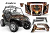 Polaris RZR 800 / 800S Graphic Kit - 2006-2010 Firestorm Black