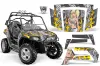 Polaris RZR 800 / 800S Graphic Kit - 2006-2010 Motorhead Mandy Silver