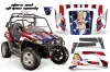 Polaris RZR 800 / 800S Graphic Kit - 2006-2010 Stars N Stripes Mandy Red White & Blue