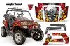 Polaris RZR 800 / 800S Graphic Kit - 2006-2010 Motorhead Red