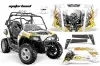 Polaris RZR 800 / 800S Graphic Kit - 2006-2010 Motorhead White
