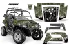 Polaris RZR 800 / 800S Graphic Kit - 2006-2010 Reaper Green