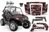 Polaris RZR 800 / 800S Graphic Kit - 2006-2010 Silverhaze Red