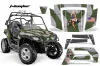 Polaris RZR 800 / 800S Graphic Kit - 2006-2010 T Bomber Green