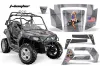 Polaris RZR 800 / 800S Graphic Kit - 2006-2010 T Bomber Silver
