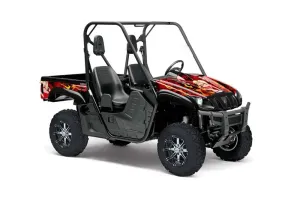 Yamaha Rhino 700 / 660 / 450 Graphic Kit - 2004-2013 Motorhead Mandy Red