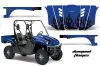 Yamaha Rhino 700 / 660 / 450 Graphic Kit - 2004-2013 Diamond Flames Blue