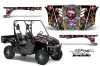 Yamaha Rhino 700 / 660 / 450 Graphic Kit - 2004-2013 Ed Hardy - Love Kills Black