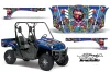 Yamaha Rhino 700 / 660 / 450 Graphic Kit - 2004-2013 Ed Hardy - Love Kills Blue
