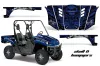 Yamaha Rhino 700 / 660 / 450 Graphic Kit - 2004-2013 Skulls n Hammers Blue