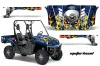 Yamaha Rhino 700 / 660 / 450 Graphic Kit - 2004-2013 Motorhead Blue