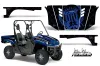 Yamaha Rhino 700 / 660 / 450 Graphic Kit - 2004-2013 Silver Star - Reloaded Blue