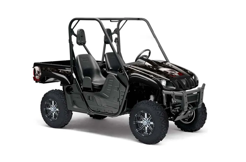 Yamaha Rhino 700 / 660 / 450 Graphic Kit - 2004-2013 Bone Collector Black