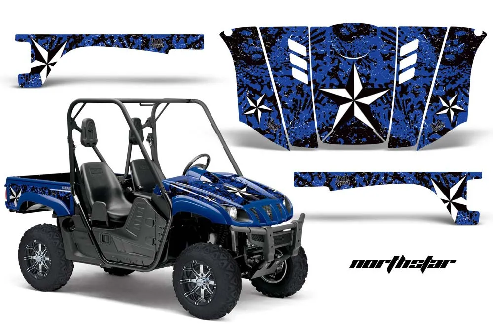 Yamaha Rhino 700 / 660 / 450 Graphic Kit - 2004-2013 Northstar Blue