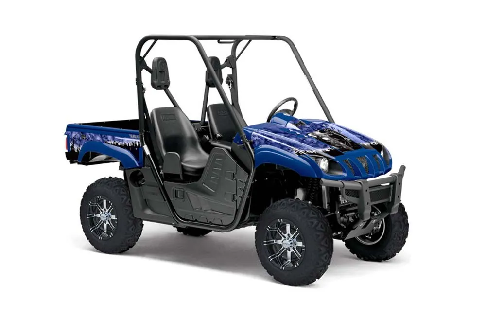 Yamaha Rhino 700 / 660 / 450 Graphic Kit - 2004-2013 Reaper Blue