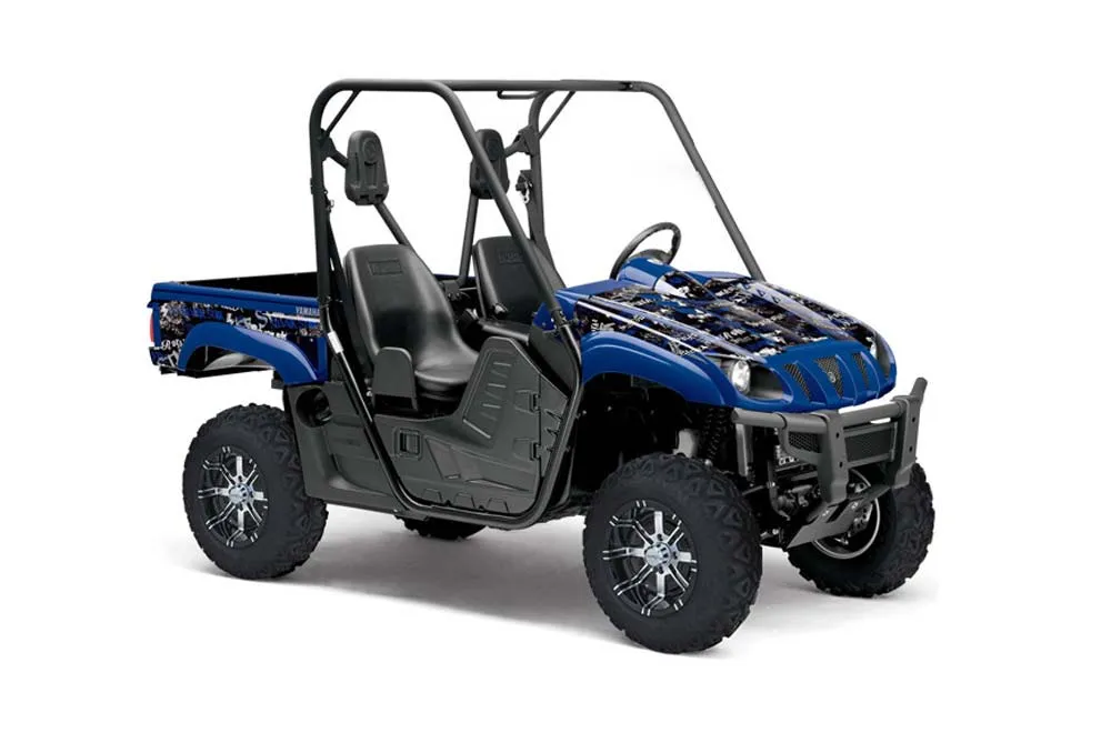 Yamaha Rhino 700 / 660 / 450 Graphic Kit - 2004-2013 Silver Star - Silverhaze Blue