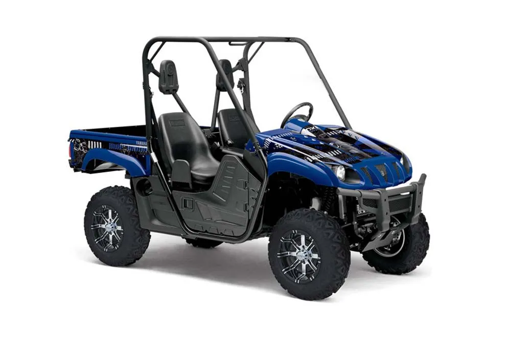 Yamaha Rhino 700 / 660 / 450 Graphic Kit - 2004-2013 Toxicity Blue Black