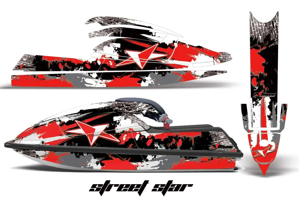 Kawasaki 750 SX / SXR Custom Custom Graphic Kit - 1992-1998
