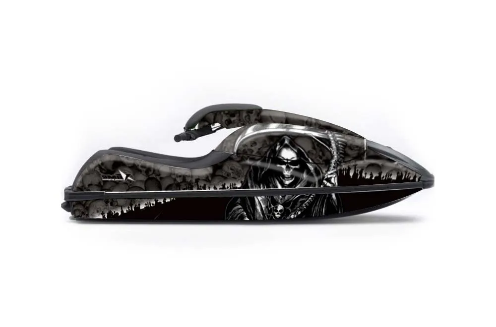 Kawasaki 750 SX / SXR Jet Ski Graphic Kit - 1992-1998 Reaper Black