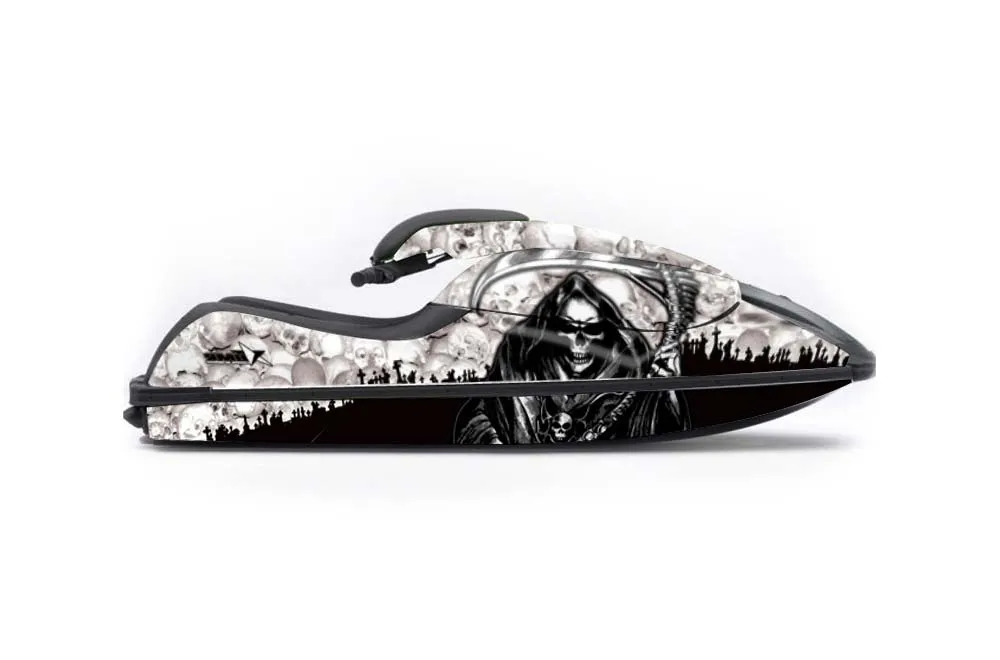 Kawasaki 750 SX / SXR Jet Ski Graphic Kit - 1992-1998 Reaper White