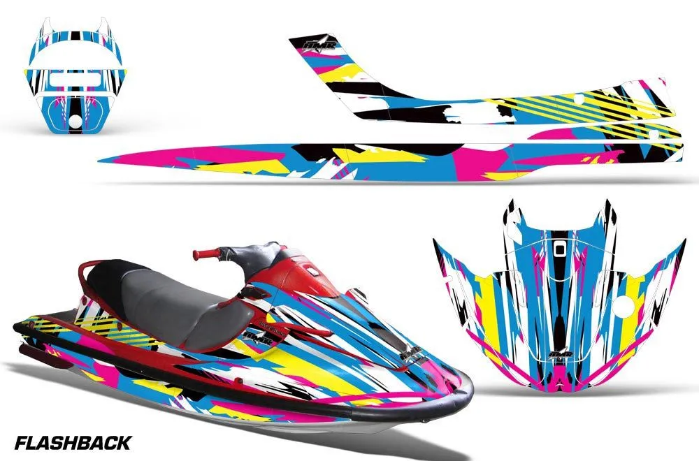 Kawasaki Sport Tourer 1100 STX Jet Ski Graphic Kit 1997-1999 Flashback