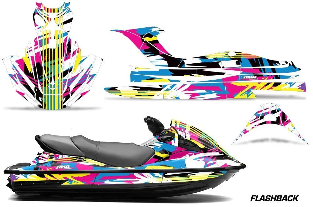 Kawasaki STX 15F Jet Ski Graphic Kit 2003-2019 Flashback