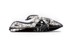 Kawasaki 750 SX / SXR Jet Ski Graphic Kit - 1992-1998 Reaper White