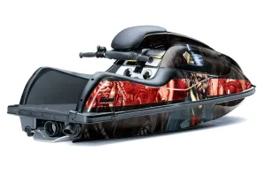 Kawasaki 800 SX / R Jet Ski Graphic Kit - 2003-2012 Mad Hatter Black