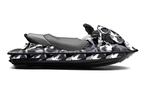 Kawasaki STX 15F Jet Ski Graphic Kit 2003-2019 Special Forces Silver