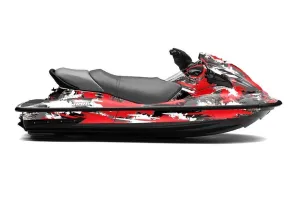 Kawasaki STX 15F Jet Ski Graphic Kit 2003-2019 Street Star Red